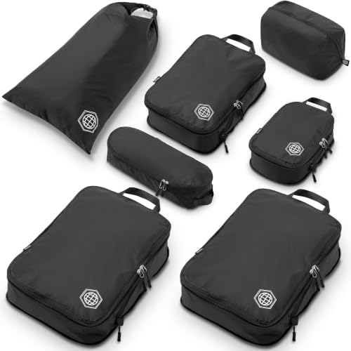 TRIPPED Travel Gear Large Compression Packing Cubes 7-Piece Set - Image 6