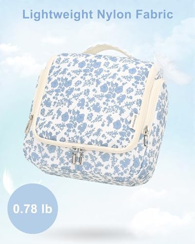 Relavel Hanging Toiletry Bag for Women, Travel Makeup Organizer Bag - Image 7