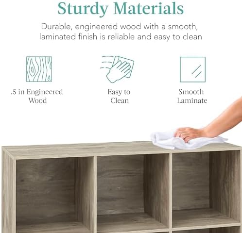 Best Choice Products 6-Cube Storage Organizer, 13.5in Shelf Opening, Display - Image 6