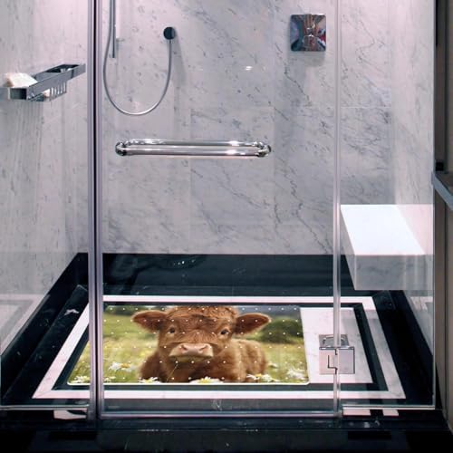 Bath Tub Shower Mat, Washable Bathtub Floor Mats, Suction Cups and Drain Holes - Image 6