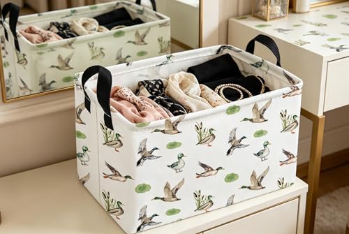 Essme Rectangular Kids Baskets, Duck Storage Box, Cute Basket - Image 6