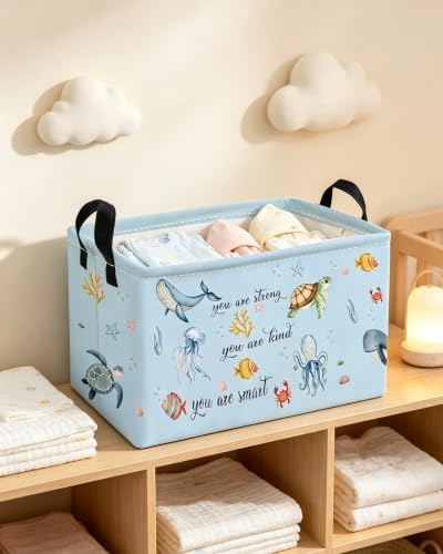 Essme Rectangular Ocean Basket, Kids Baskets Empty - Image 6