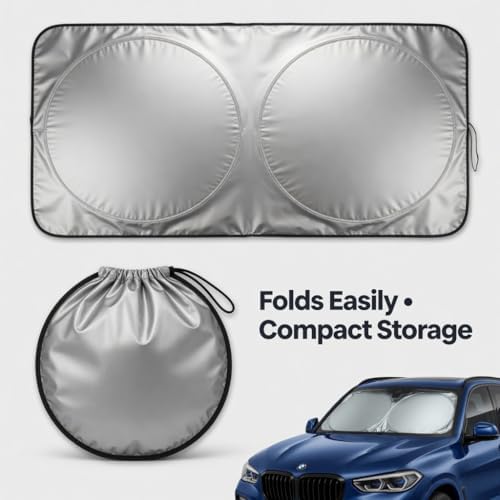 Foldable Windshield Sun Shade for Car, SUV - Image 5