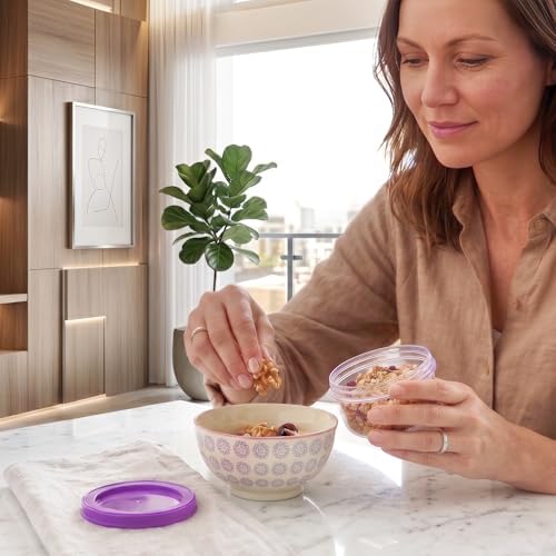 DecorRack 8 Pack - 7 oz Plastic Food Storage Containers - Image 7