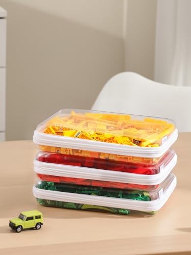 CoiiJoii 6PCS A4-Size Clear Hard Shell Zippered Case, Diaper Bag Organizing - Image 7