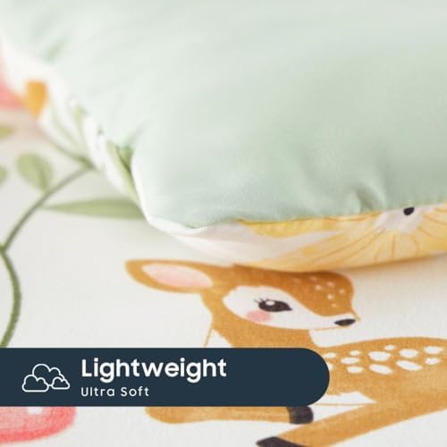 Wake In Cloud - Floral Toddler Bedding Set - Image 6