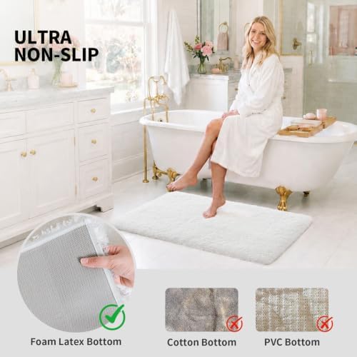 ILANGO Bathroom Rugs 70" × 24", Extra Soft Absorbent Microfiber Bath Rugs - Image 6