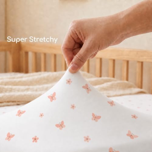 3 Pack Baby Crib Sheets for Boys Girls 52x28 Fitted Crib Sheet - Image 7
