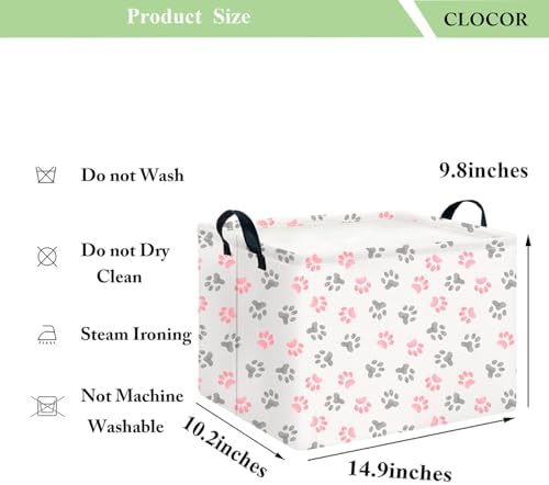 CLOCOR Rectangular Storage Basket Empty, Gift Basket, Waterproof Storage Bin - Image 6
