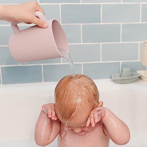mushie Baby Bath Rinse Cup | 100% Food Grade Silicone | Shampoo & Body Washing - Image 6