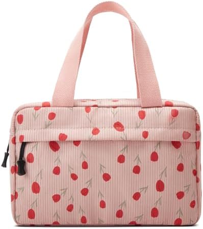 Large Makeup Bag for Women Corduroy Cosmetic bag Make up Bags Zipper Pouch - Image 4