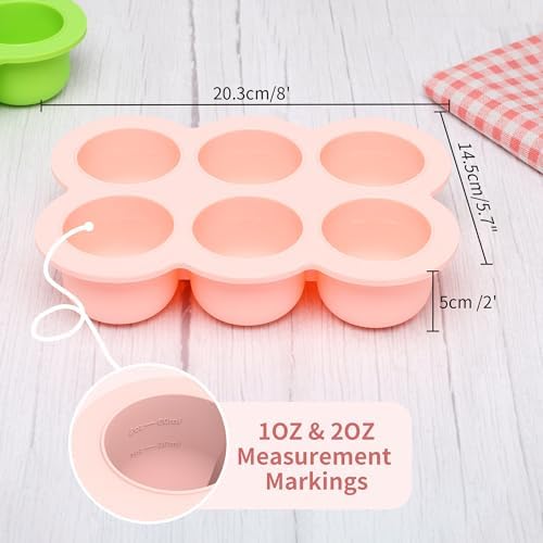 Silicone Freezer Tray with Lid, 3oz x 6 Pods - Image 6