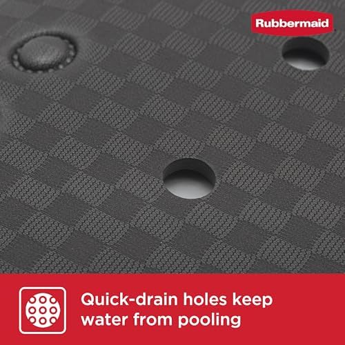 Rubbermaid Soft Foam Bath Tub Shower Mat, Non-Slip Tub Mat - Image 6