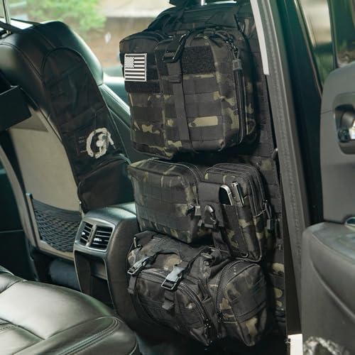 Tactical Car Seat Back Organizer, Tactical Molle Seat Back Organizer - Image 6