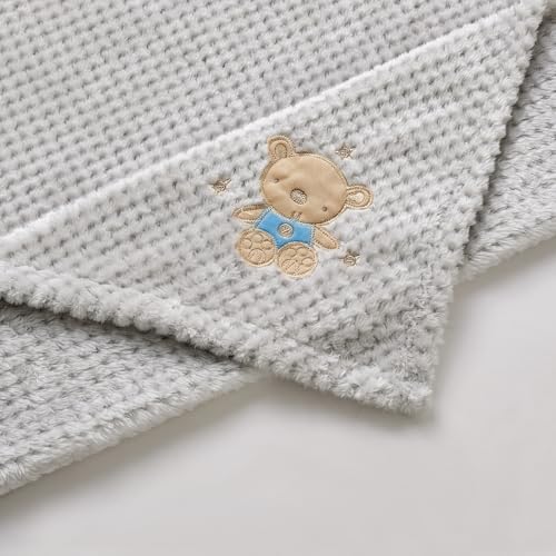 CREVENT 2Pcs 30''X40'' Cute Cozy Fluffy Warm Baby Blankets - Image 7