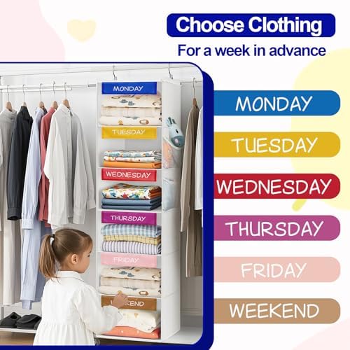 homyfort Weekly Clothes Organizer - Image 7