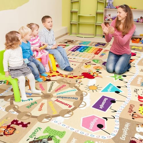 BENRON 7x10 Playroom Rug for Kids Washable, PlayMat - Image 7