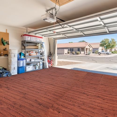 Sorbus Wood Grain Floor Tiles Foam Mat EVA Interlocking Mats Tile 3/8-Inch - Image 7