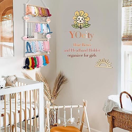 YOcity Baby Headband Organizer for Girls Bow Holder Hair Bow Organizer for Girl - Image 6