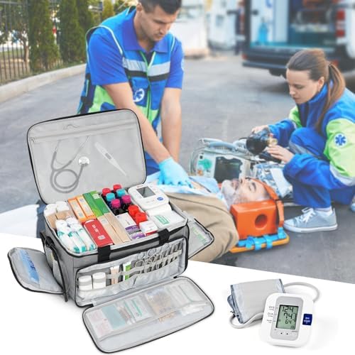 LEFOR·Z Medical Bag Home Health Nurse Bag Empty First Aid Storage Bag - Image 7