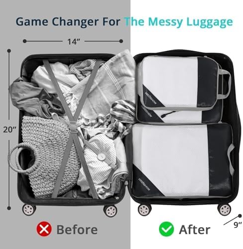 NICOSHOW 6 Set Compression Packing Cubes - Image 6
