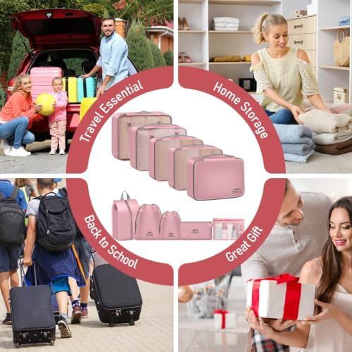 Packing Cubes for Travel 10 Set Luggage Organizer Bags - Image 7