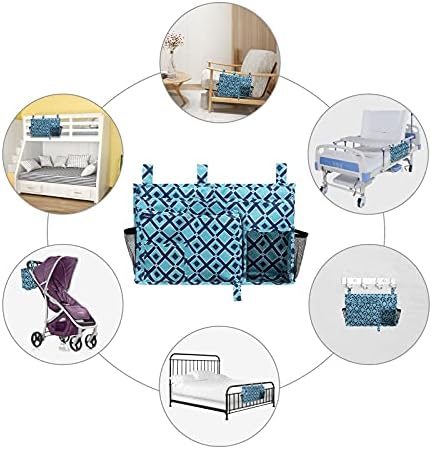Surblue Bedside Caddy Hanging Bed Organizer Storage Bag Pocket - Image 6