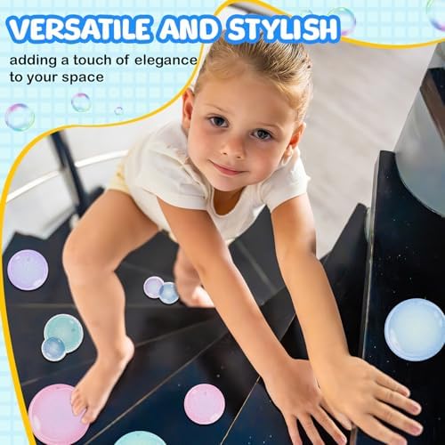 Fullhawl 30 Pcs Bubble Non Slip Bathtub Stickers Colorful Bubble Anti Slip - Image 6