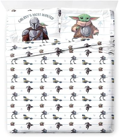 Jay Franco Kids Bed Set, The Mandalorian, 7 Piece Full - Image 6