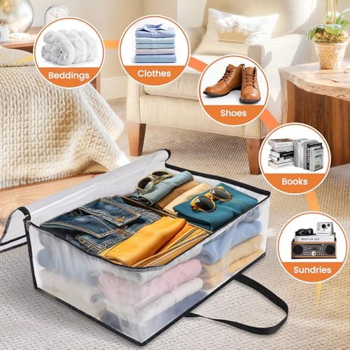TasticTotes 6 Pack Clear Storage Bags - Image 6