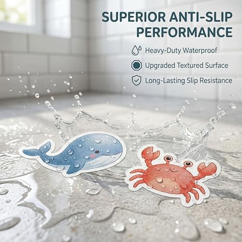 20PCS Sea Creature Non Slip Bathtub Stickers - Image 7