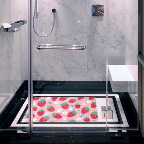 Non Slip Bathtub and Shower Mat 26.8x15.1 inch, Bath Mat - Image 5