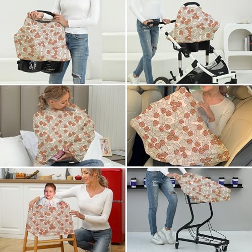 Breathable Car Seat Cover for Babies – Multi-Purpose Soft Rayon Nursing Cover - Image 7