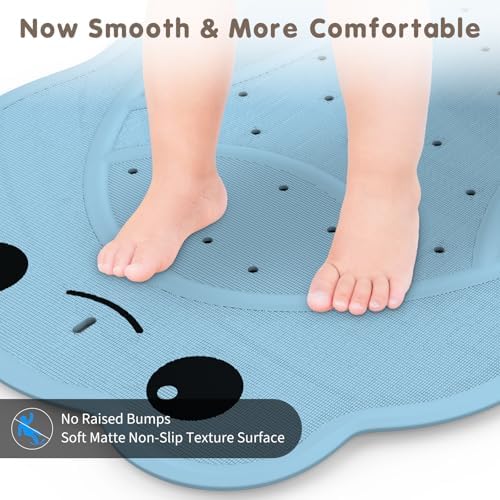 Bath Mat for Tub Non Slip for Kids Baby, Natural Rubber Dual Anti-Slip - Image 6
