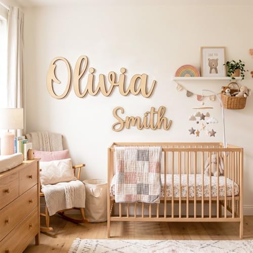 Personalized Wooden Name Sign for Nursery - Image 6