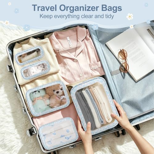 YOPCDJ 5PCS Diaper Bag Organizer Pouch Set, TSA Approved Toiletry Bag, Purse - Image 6