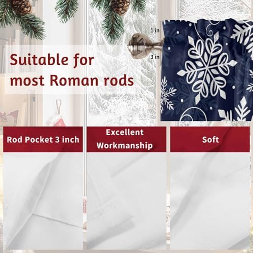 Vandarllin Christmas Valance Curtains - Image 7