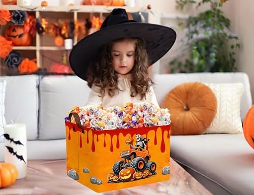 Large Halloween Themed Candy Gift Boo Basket - Image 7