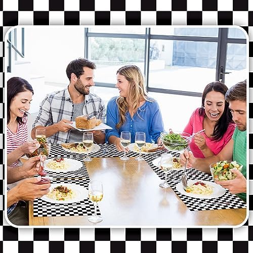 Lincia 100 Pcs Checkered Paper Placemats, 11 x 17 Inch - Image 6