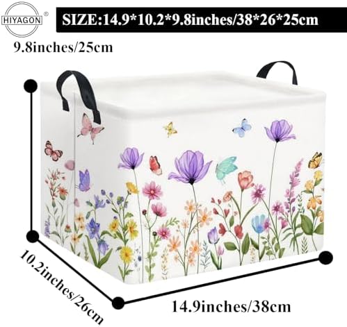 Rectangular Baby Girl Basket Kids Baby Storage Basket Storage Bin Organizer Box - Image 6