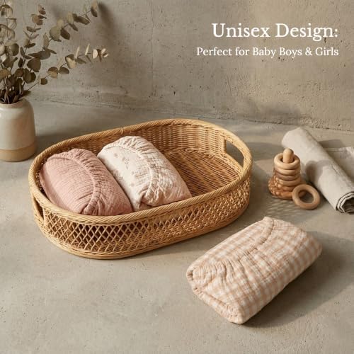 Niceye Muslin Bassinet Sheets 3-Pack - Image 7