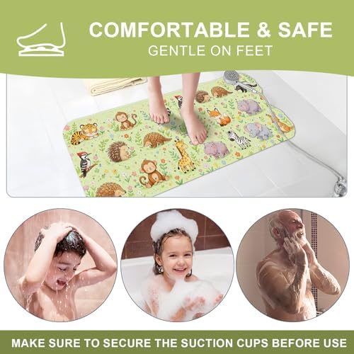 XIYUNTE Bath Mat for Tub Non Slip Bathtub Mat Non Slip 40x16 Baby Bath Mat - Image 7