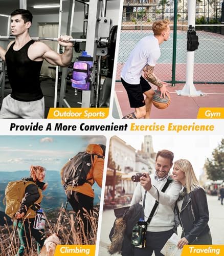 Nuovoware Magnetic Gym Bag, Water Bottle Carrier, Starry Purple - Image 7
