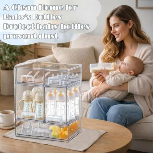 Baby Bottle Organizer with Hooks - Image 6