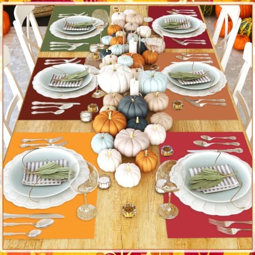 Fullhawl 60 Pcs Valentine's Day Paper Placemats Disposable Placemats - Image 6