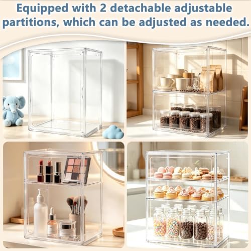 Baby Bottle Organizer For Countertop,3-Tier Adjustable Storage Cabinet - Image 6