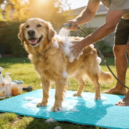 Asvin Soft Textured Bath, Tub Mat, 24x32 Inch, Phthalate Free, Non Slip Comfort - Image 6