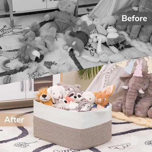 Goodpick 75L Extra Large Woven Blanket Basket - Image 7