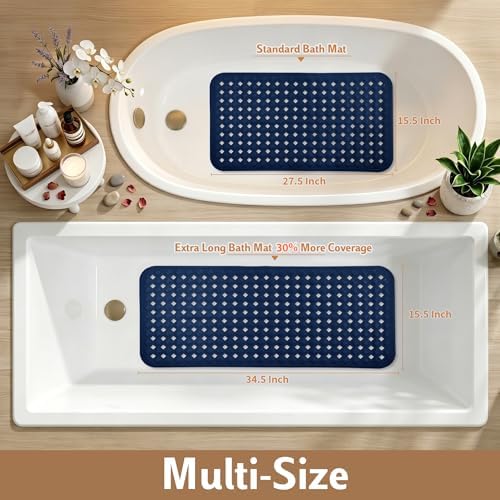 Yimobra Bathtub Mat Non Slip, Long Anti Slip Bath Tub Mat - Image 6