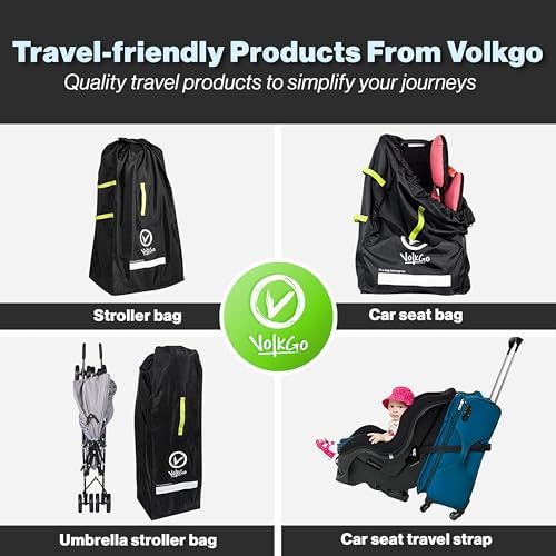 V VOLKGO Extra Padded Car Seat Travel Bag - Image 5